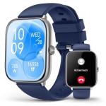 AMOLED Smart Watch with Fitness Tracker & Blood Pressure Monitor