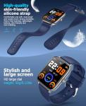 AMOLED Smart Watch with Fitness Tracker & Blood Pressure Monitor