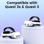 Lightweight Adjustable Head Strap for Meta Quest 3