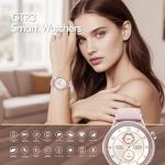 Stylish Smart Watch with AMOLED Display and Fitness Tracker