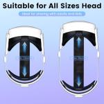 Lightweight Adjustable Head Strap for Meta Quest 3