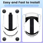 Lightweight Adjustable Head Strap for Meta Quest 3