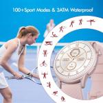 Stylish Smart Watch with AMOLED Display and Fitness Tracker