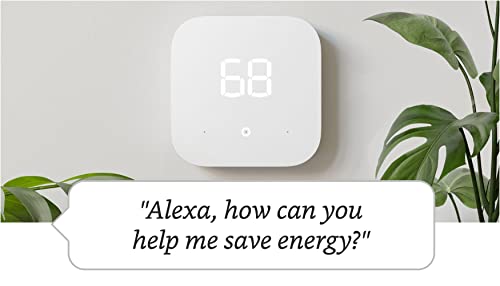Amazon Smart Thermostat – Certified Refurbished, ENERGY STAR, Alexa