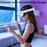 Lightweight Adjustable Head Strap for Meta Quest 3