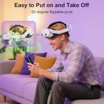 Adjustable Comfort Head Strap for Meta Quest 3
