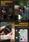 Tactical Smart Watch with LED Flashlight and Heart Rate Monitor