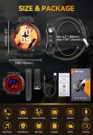 Tactical Smart Watch with LED Flashlight and Heart Rate Monitor