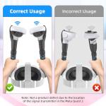 Meta Quest VR Handle Controller Attachment
