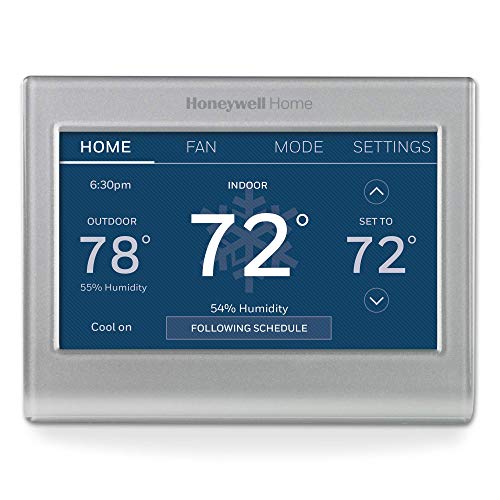 Honeywell Wi-Fi Smart Color Thermostat, Alexa Ready, Gray