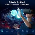 Adjustable 3D VR Headset with Controller for Phones