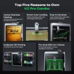 Creality K2 Pro 3D Printer with Multicolor Printing