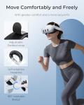 Aubika 2-in-1 VR Headstrap for Meta Oculus