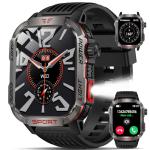 YYKY Military Smart Watch with Compass & Flashlight