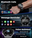 Smartwatch with Fitness Tracker and Bluetooth Calling