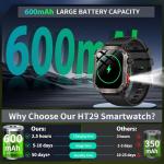 YYKY Military Smart Watch with Compass & Flashlight