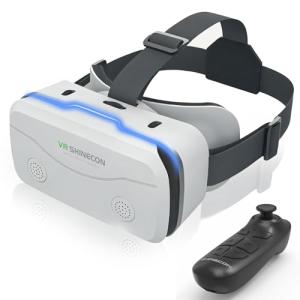 Smartphone VR Headset with Bluetooth Controller