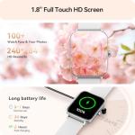 Gydom 1.8" Smartwatch with Alexa for Everyone