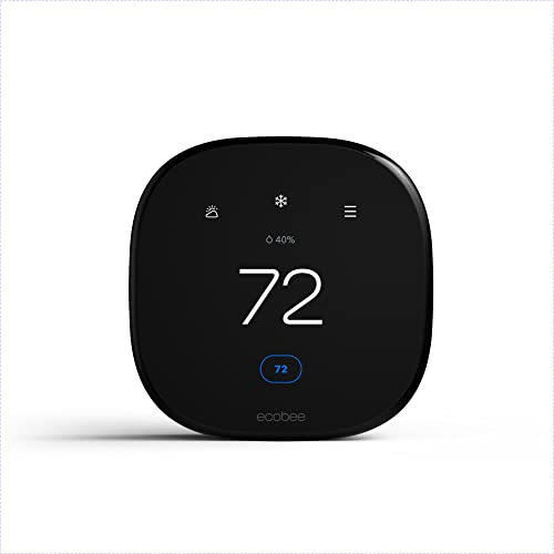 ecobee Enhanced Smart Thermostat - Siri, Alexa, Google Assistant