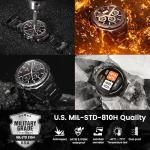 HIDAMEL Rugged Smartwatch: GPS, Calls, AMOLED Display