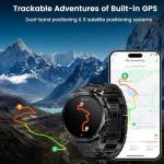HIDAMEL Rugged Smartwatch: GPS, Calls, AMOLED Display