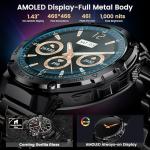 HIDAMEL Rugged Smartwatch: GPS, Calls, AMOLED Display