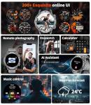 HIRREO EF18 Military Smart Watch with Fitness Tracker