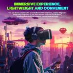2025 Wireless VR Headset with Bluetooth Controller