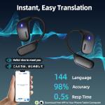 Real-Time AI Translation Earbuds with 144 Languages