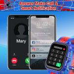 Kid's 1.85" Smart Watch with AI and Fitness Tracker