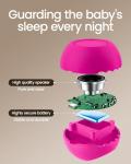 CHICWAY Portable Bluetooth Sound Machine with Cry Detection