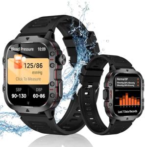 Waterproof Blood Pressure Smart Watch with 100+ Modes