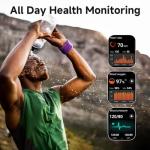 Waterproof Blood Pressure Smart Watch with 100+ Modes