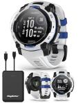 Garmin Instinct 3 Solar GPS Smartwatch Bundle
