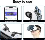 Smartphone VR Headset with Controller for All Phones