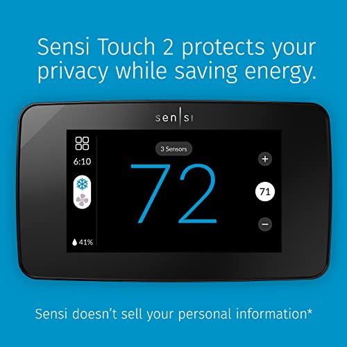 Sensi Touch 2 Smart Thermostat with Color Display