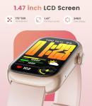 Stylish LIGE Fitness Tracker Smart Watch for Women