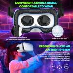 Smartphone VR Headset with Bluetooth Controller