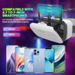 Smartphone VR Headset with Bluetooth Controller