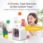 Kids 3D Printer with AI Design and Filament Set