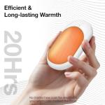 Rechargeable AI Hand Warmers, 20-Hour Heat, 2 Pack