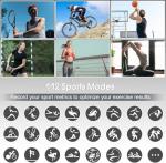 Stylish Smart Watch for Women with Fitness Tracker