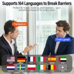 Real-Time AI Translation Earbuds - 164 Languages