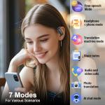 Real-Time AI Translation Earbuds - 164 Languages