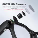 AI Smart Glasses with Camera and Voice Assistant