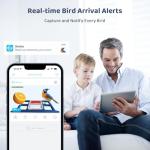 Smart Bird Feeder with Camera and Solar Power