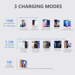 Yootech 10W Wireless Charging Stand for iPhone & Galaxy