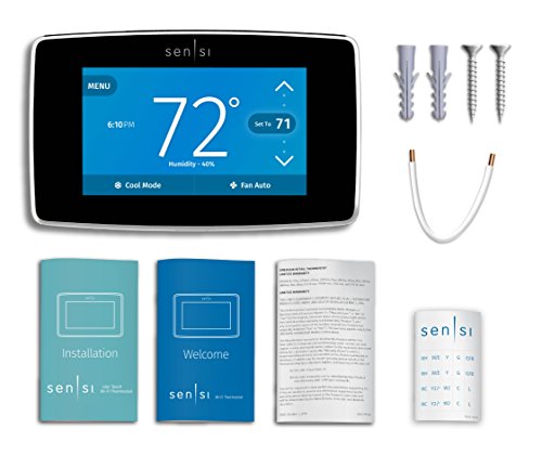 Emerson Sensi Touch Wi-Fi Thermostat with Alexa, Energy Star