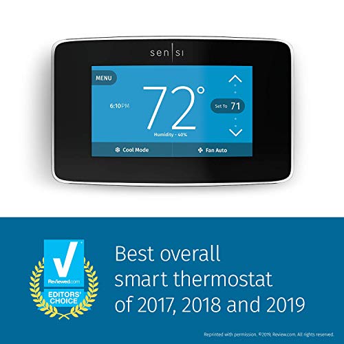 Emerson Sensi Touch Wi-Fi Thermostat with Alexa, Energy Star