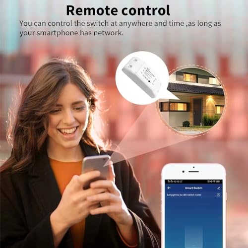 WiFi Smart Light Switches 10A DIY Module 4 Pack